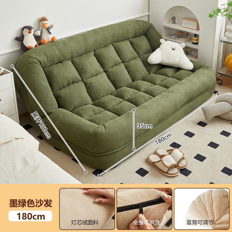 Lazy Sofa That Can Lie down and Sleep, Human Doghouse Tatami Double Bedroom Small Sofa, Internet Celebrity Foldable Sofa Bed