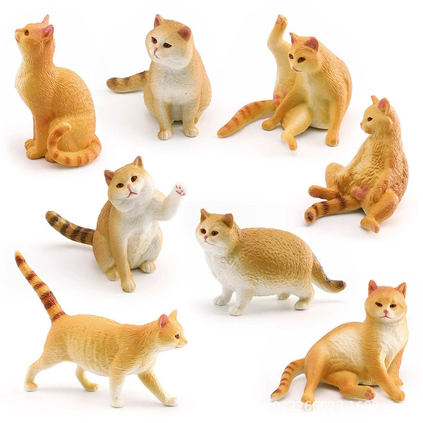 8 types of yellow cats 245g
