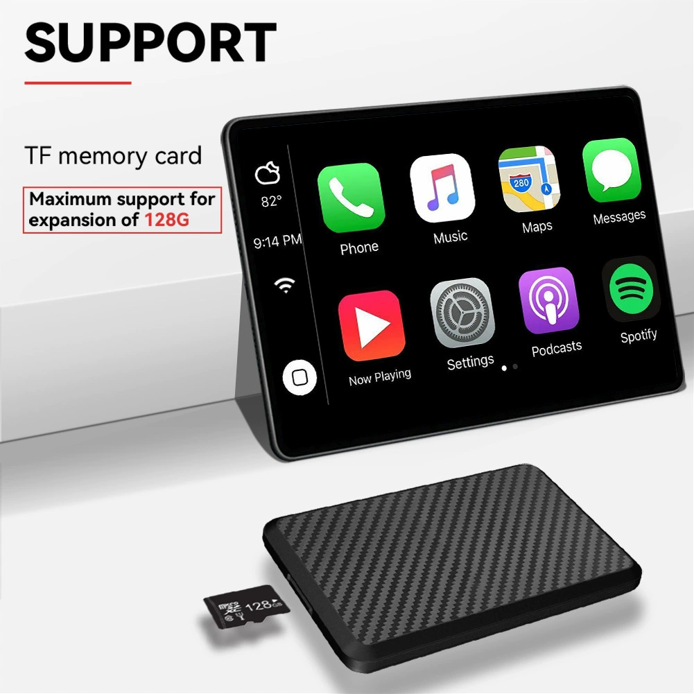 Умная автомобильная беспроводная CarPlay приставка для Android 14 Auto AiBox WIFI, автомобильный интерфейс