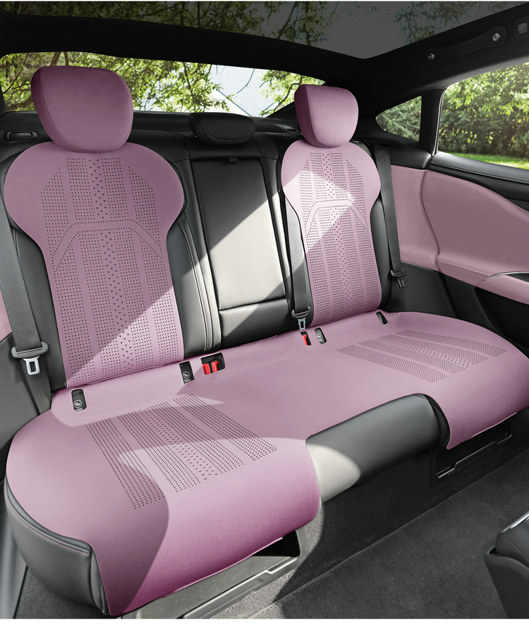 25 New Su7 Special Car Seat Cushion Thin Half-Pack Seat Cover Suede Ventilation Four-Season Universal Seat Cushion Modification