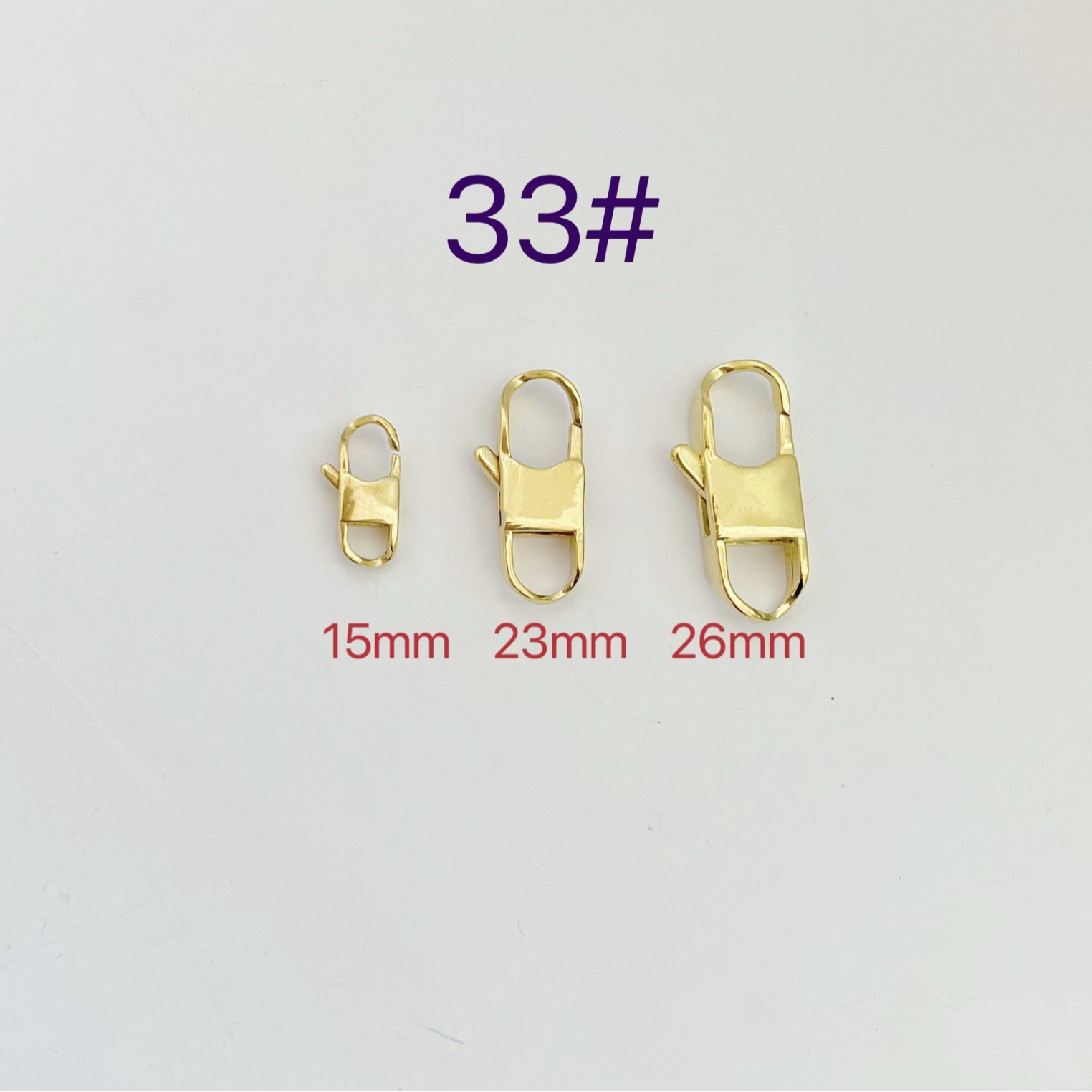 Brass material high quality special-shaped lobster buckle spring buckle diy necklace bracelet hand do accessories manufacturers wholesale