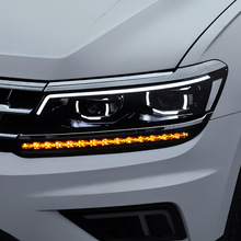 适用于17-20新途观L大灯总成 龙鼎新途观改装低升高LED日行灯激光