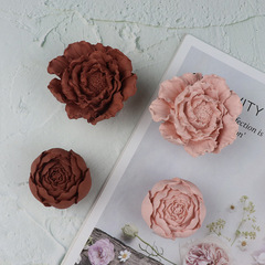 牡丹花康乃馨硅膠模具虞美人香薰石膏香薰蠟燭滴膠手工DIY模具