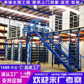 定制仓库多层阁楼平台夹层二层工字钢仓储库房工厂隔层重型钢搭建