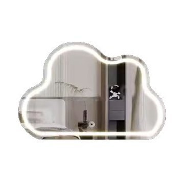 Espejo de maquillaje de nube 2025 nuevo espejo tocador dormitorio escritorio pared colgante led inteligente espejo de tocador con luz