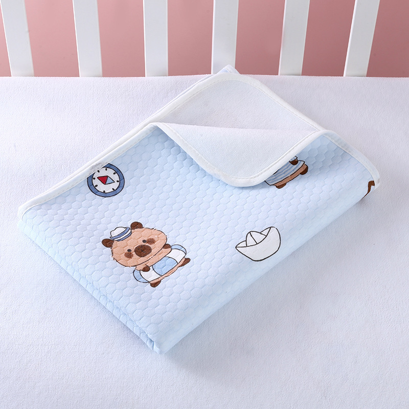 Baby Pure Cotton Diaper Pad Multi-Size Waterproof Breathable Diaper Washable Whole Bed Diaper Mattress Aunt Care Pad