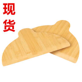 竹制半圆披萨铲创意披萨机专用托盘披萨饼木铲便携水果板现货直销