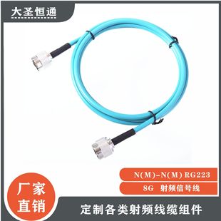 RF CABLE �쾀���� N���^�DN���^ ���l���|�M�� RG223 0-8G�yԇ��