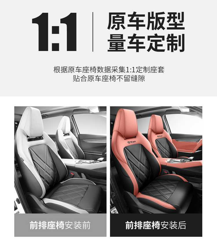 Changan third-generation CS75PLUS car seat cover all-inclusive four-season universal special seat cover interior modified cushion