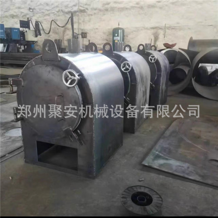 厂家直销家用卧式炭化炉原木木材炭化炉干湿两用全自动制木炭设备