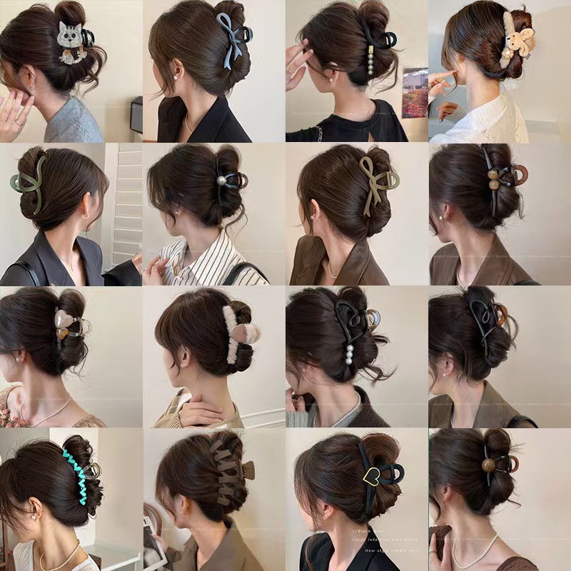 Pinza tipo tiburón extra grande de 13 cm, elegante y resistente