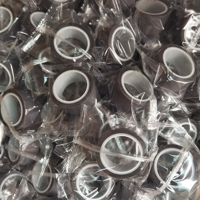 拷边机纯膜特氟龙胶带 灰色PTFE膜胶带 粘性高耐高温反复用易脱模