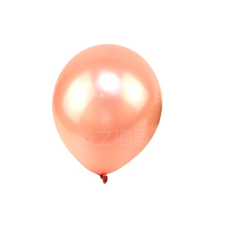 Beauty Sea Venta al por mayor Globos redondos de látex de oro rosa Artículos de decoración de la sala de bodas para fiestas de cumpleaños Decoración del centro comercial