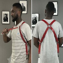 ���lƤ�����h���ɒ����C���� ��Ů����玧 punk leather harness