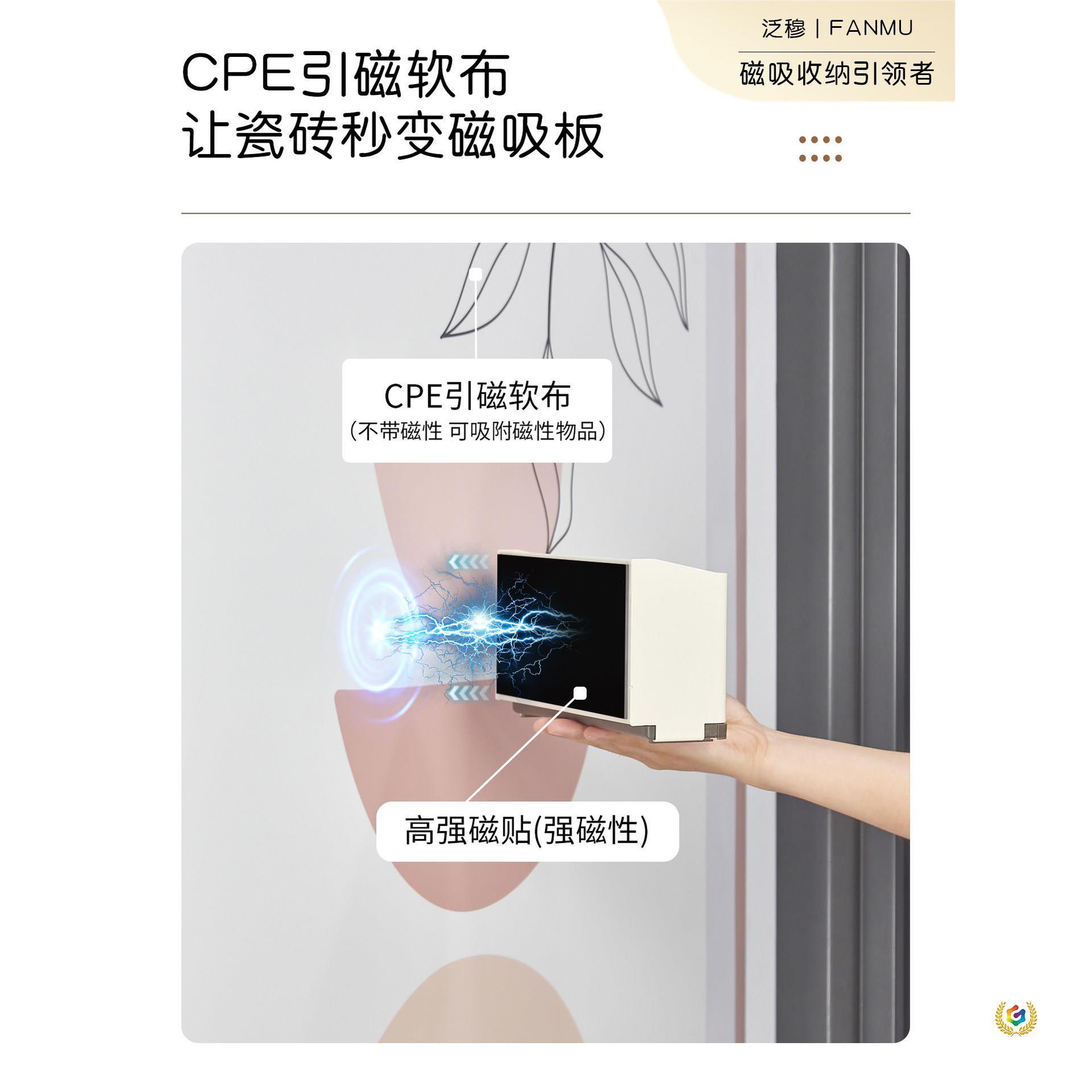 ✅磁吸玄关收纳架入户门后免打孔承重雨伞架包包钥匙衣物置物