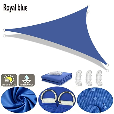 Avtomobil yan çətirləri | Patio Sunshade Canopy - royal-blue-2x2x2m