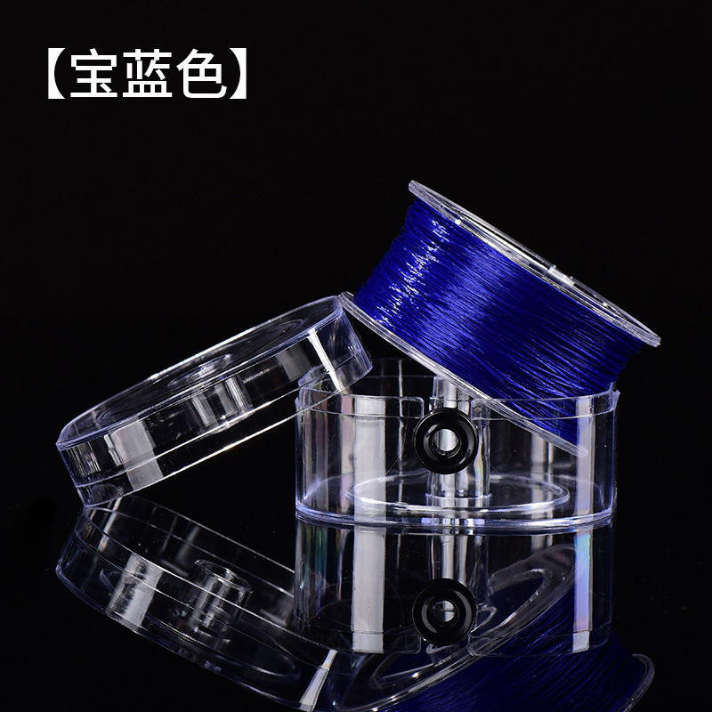 High quality blue silk threads, 0.8mm, 90meter