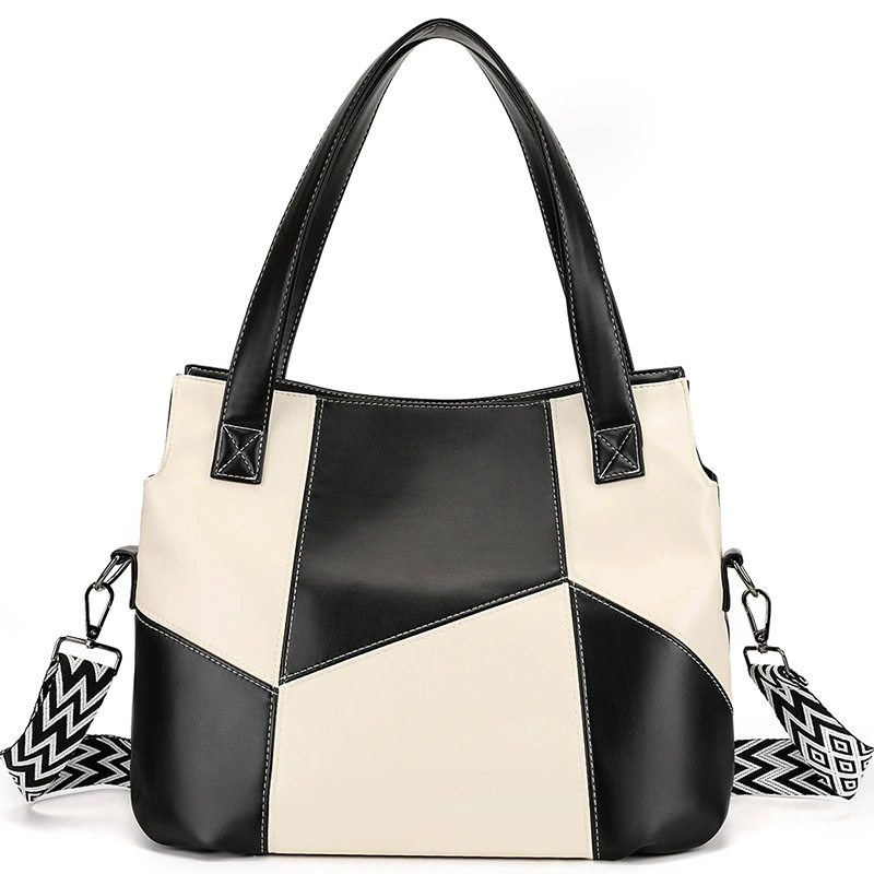 Capacious shoulder bag, Korean style, city style