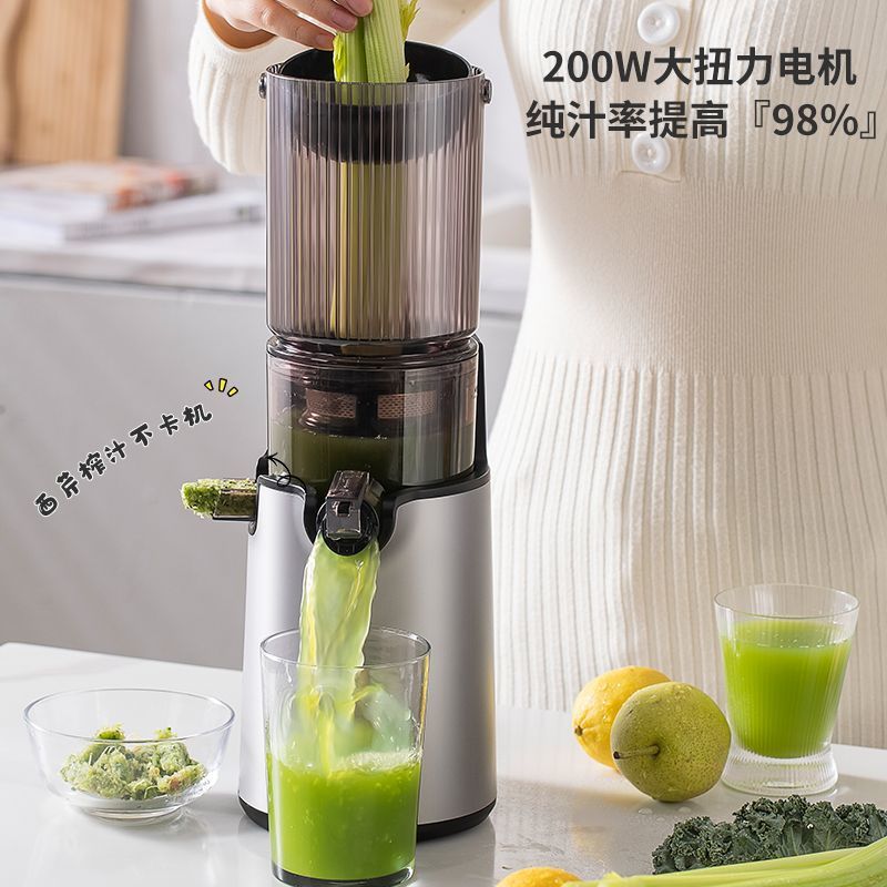Máquina de jugo crudo multifuncional y máquina de jugo automática de separación de residuos de jugo de gran calibre