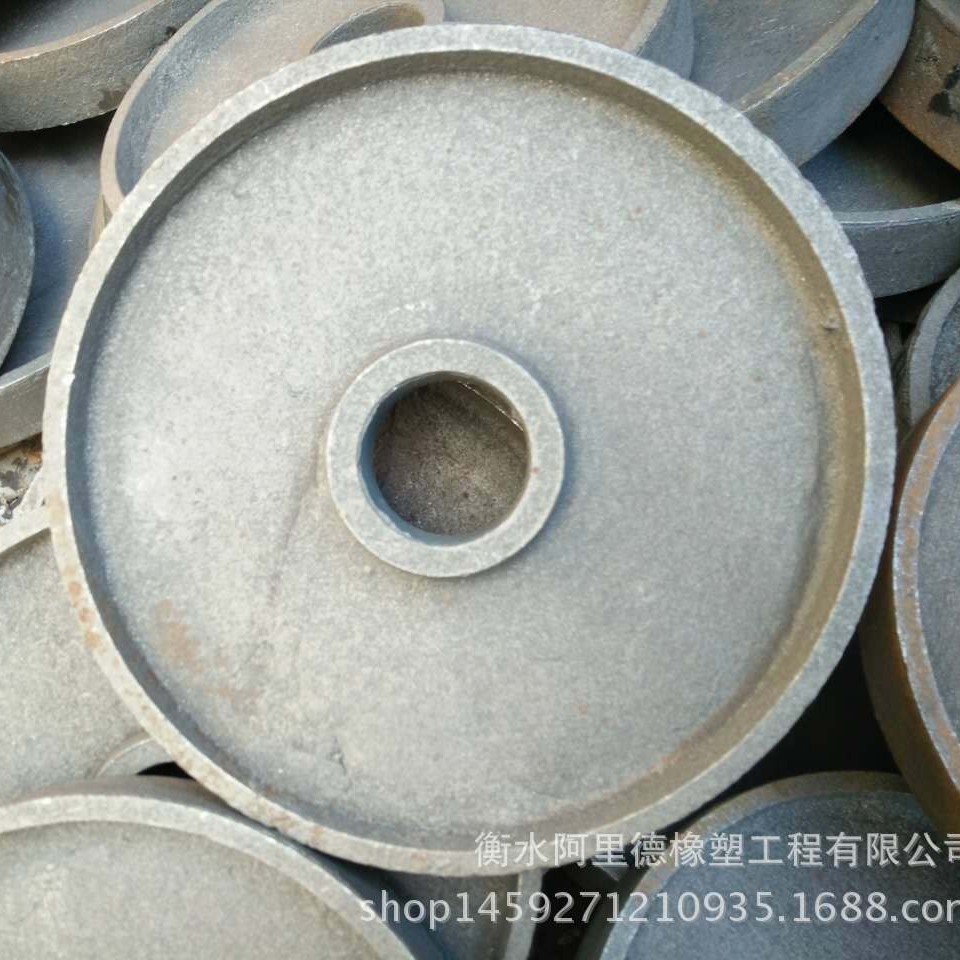 供应8  10 12寸铸铁单轮 全铁轮 机械配件用单铁脚轮 轮子