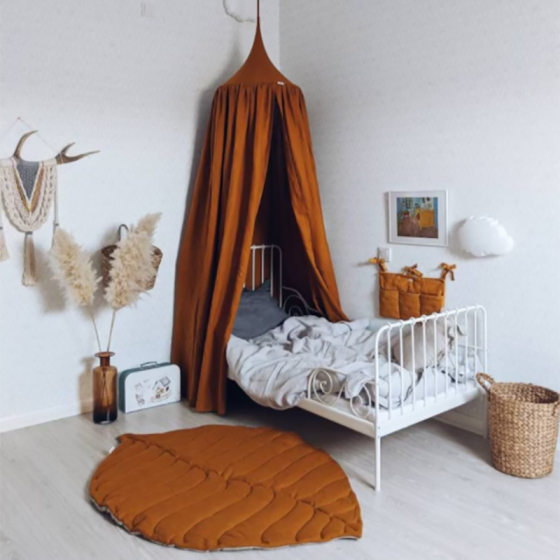 Amazon new baby dome cotton tent children's home mosquito net Nordic children's room decoration curtain