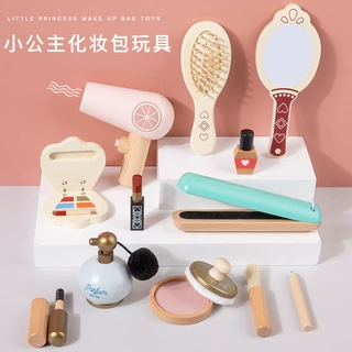 境外儿童化妆品梳妆套装3-6岁5台小女孩女童公主过家家玩具小公主