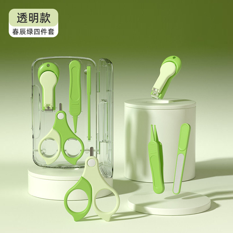 [transparent style] spring green-four-piece set