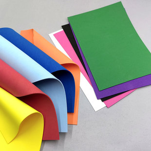A4 Colorful Sponge Paper Eva Foam Material Kidsren's DIY Handmade Origami Painting Paper Art Paper 10 Sheets
