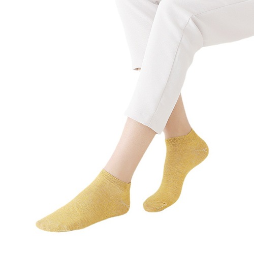 春夏新品船袜 女 日系复古色隐形袜 200针纯色女士短筒棉袜子批发