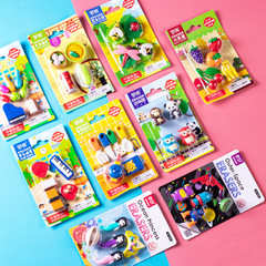 兒童文具套裝橡皮擦卡通創意動物橡皮擦小學生幼兒園批發