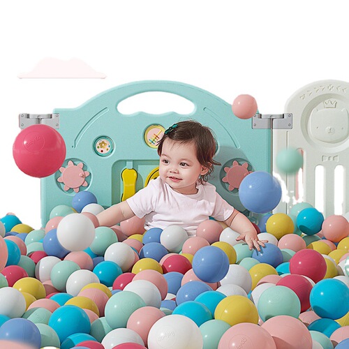 babygo ocean ball pool indoor fence wave ball elastic baby toy colorful ball thickened safe and odorless