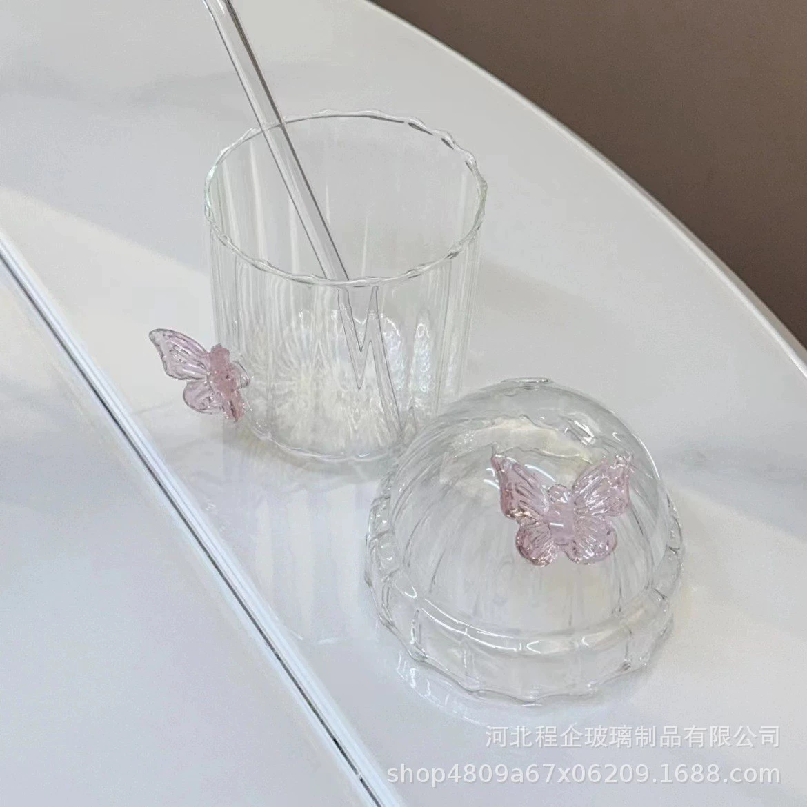 Стакан-кувшин BOBO Butterfly Cup со стеклом из BOROSILICATE, чашка для молока, кофе, питьевая чашка