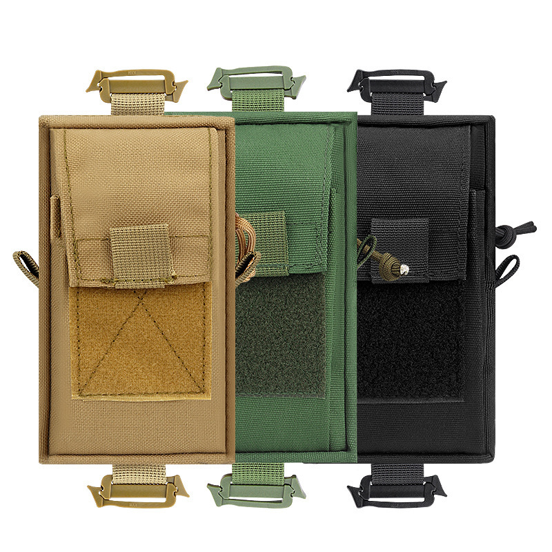 Bolso de hombro, bolso de hombro, bolso de teléfono móvil, bolso pequeño, monedero, bolso táctico al aire libre, bolso de teléfono móvil de almacenamiento edc