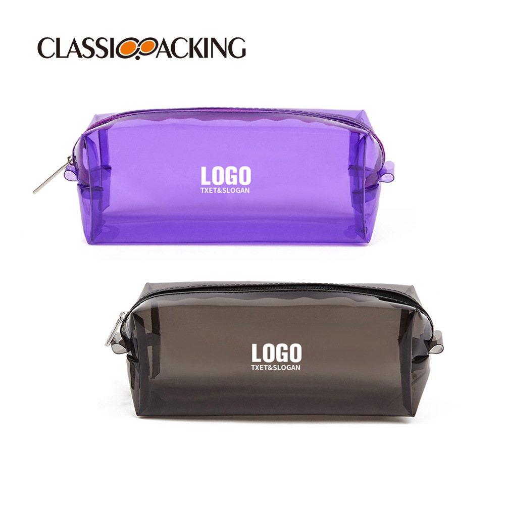 Bolsa de lavado de belleza al por mayor de fábrica TPU material transparente impermeable bolsa de cosméticos Portátil Bolsa de almacenamiento de cuidado de piel de viaje