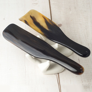 Meihei floral horn shoe puller shoe handle multi-size shoe pump natural horn shoe puller wholesale
