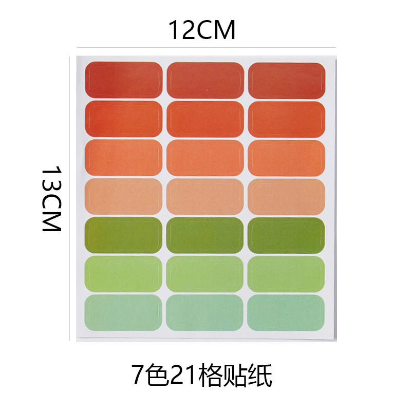手書きラベル指示ラベルカラーホワイトブルーステッカーアルファベットステッカーインデックスステッカー|undefined