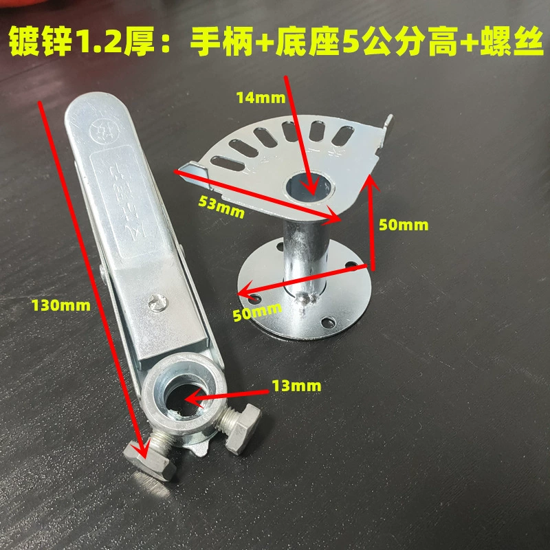 Оцинкованный 304 из нержавеющей стали регулирующий клапан ручка ручной регулировки объема воздуха клапан привод вентиляционного клапана компрессионный механизм турбины