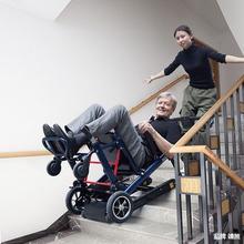 电动爬楼轮椅车智能上下楼梯全自动履带残疾老年人爬楼机