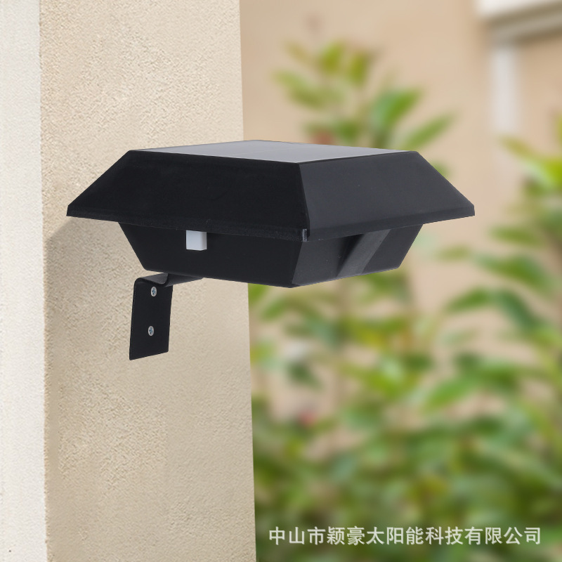 户外太阳能水槽灯 LED景观照明花园灯 家用围墙栅栏壁灯 免布线