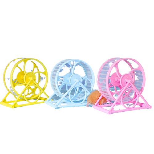 Manufacturer wholesale hamster anti-stuck running wheel silent runner golden bear running ball treadmill sports roller with bracket