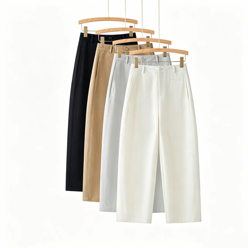 【Cloud Soft Pea Pants】2026 Summer New High-Waisted Slimming Elegant Versatile Fashionable Cropped Pants 【Cloud Soft Pea Pants】2026 Summer New High-Waisted Slimming Elegant Versatile Fashionable Cropped Pants