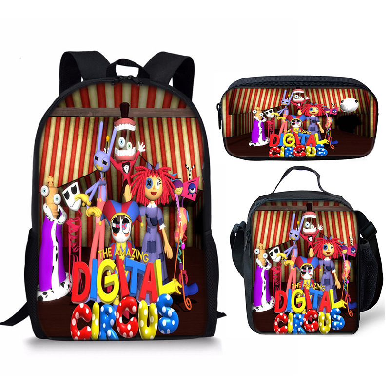 THE AMAZING DIGITAL CIRCUS student school bag meal bag pencil case spine protector 4