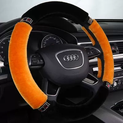 Steering wheel cover, Cover, Luxury Model with Diamond