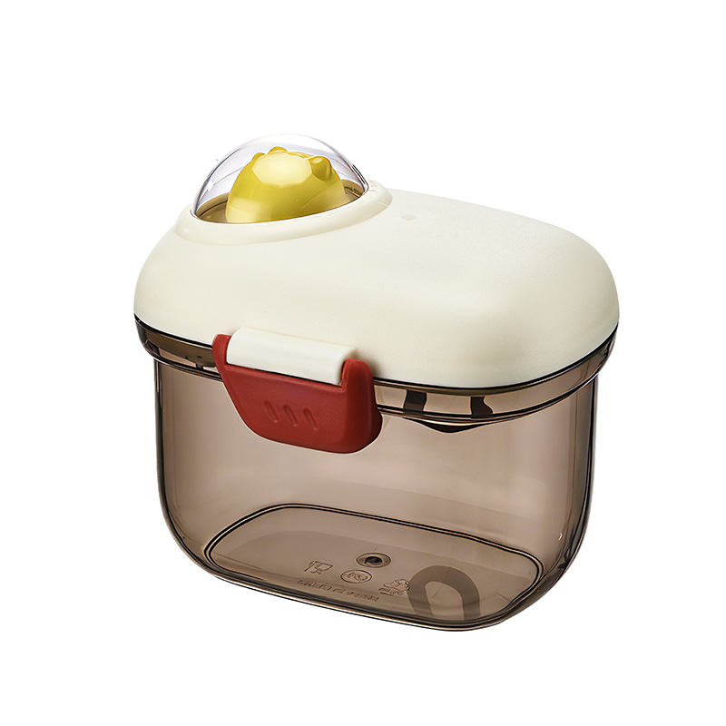 Tanque de sellado, lata de leche en polvo, caja de almacenamiento de café, bocadillos, cocina de plástico, harina doméstica, lata de almacenamiento de alimentos portátil