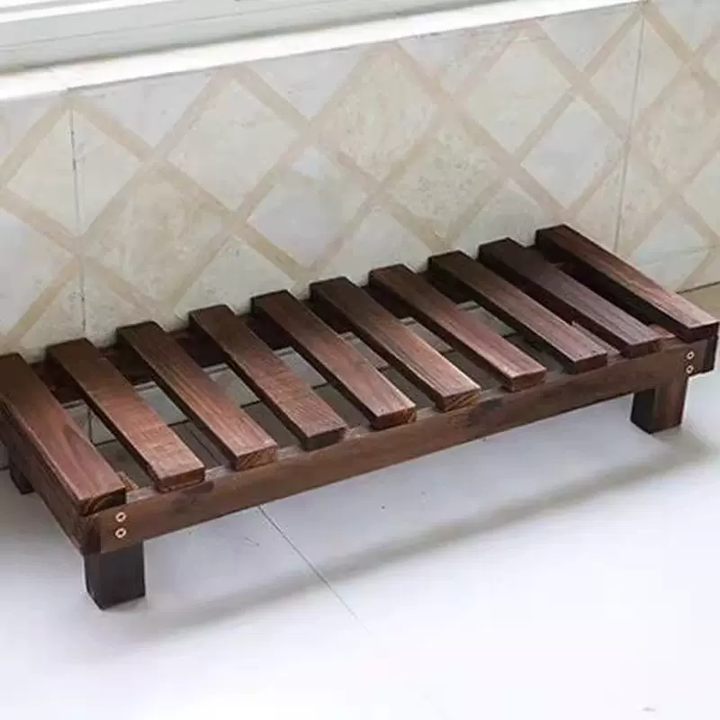 实木阶梯花架阳台花架子多肉养花架室内花盆架家用户外置物瑞之银