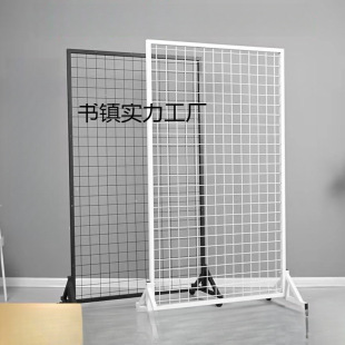 Beauty Exhibition Rack Studio Grid Painting Exhibition Works Kindergarten Display Rack Jewelry Iron Shelf Exhibition