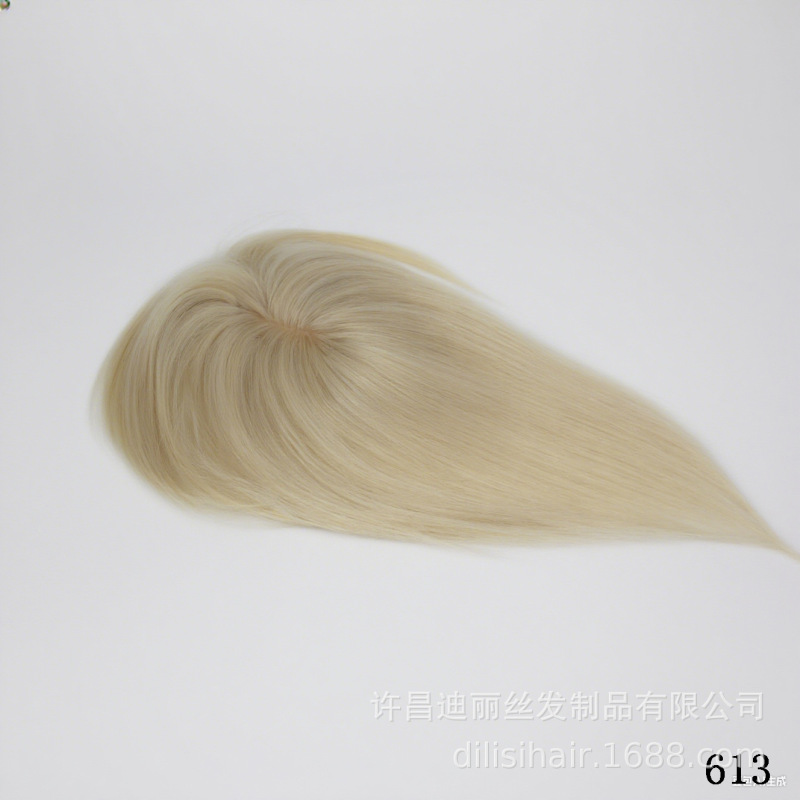 批发8x12女士真人发增发遮白发头顶发缝假发刘海外贸补发块|undefined