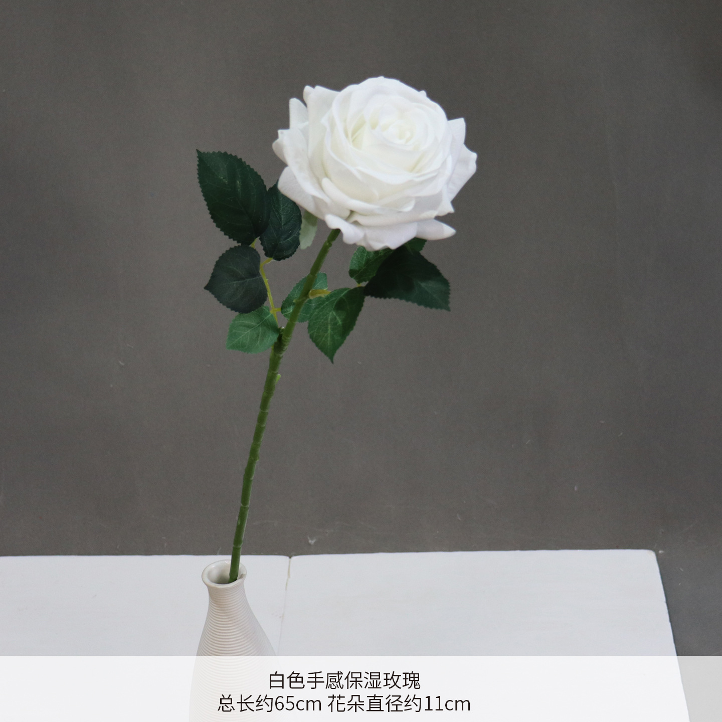 Material de flor de boda blanco brumoso artificial Misty Wedding Hall decoración camino plomo arreglo de flores techo flor artificial Flor de plástico