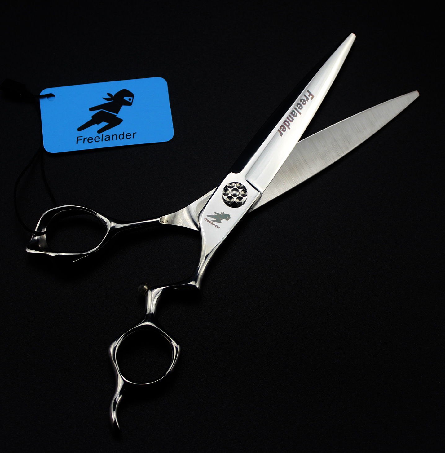 Forbici professionali curve da parrucchiere con custodia_voghion.com