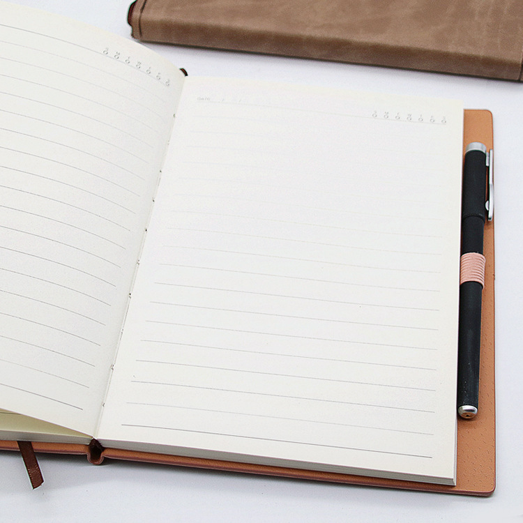 Yalong transfronterizo nuevo diseño de moda A5 cuaderno de cuero cuaderno fabricante, adecuado para las escuelas